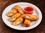 Crispy Chicken & Cheese Rolls