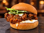 Hot Honey Garlic Glaze Burger