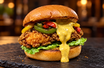 Spice Bag Inspired Chicken Burger